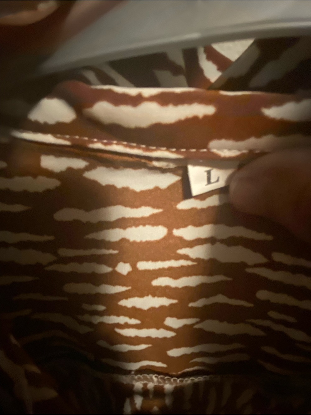 Women Brown Patterned Button-Front - Picture 5 of 7